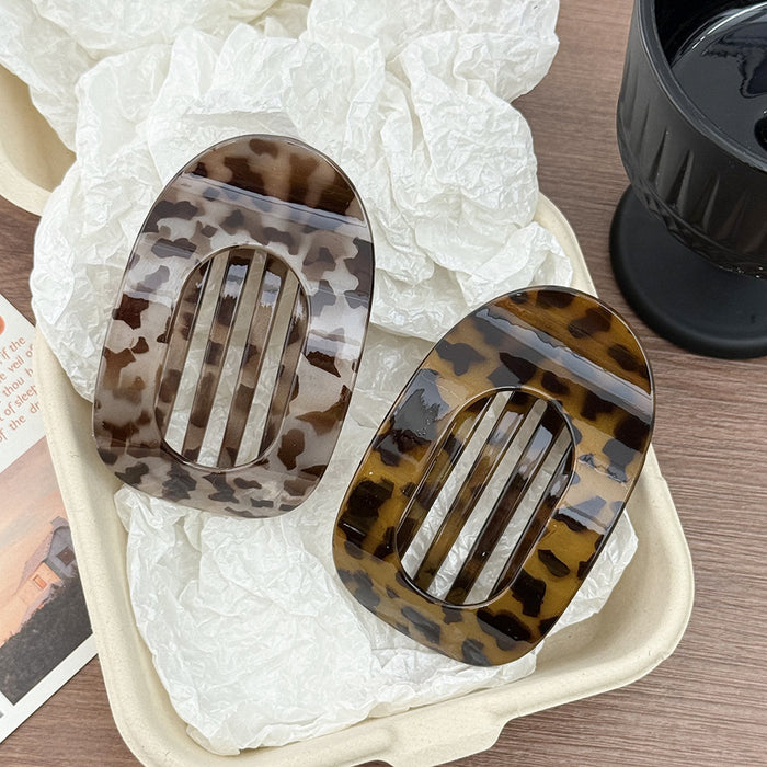 Wholesale Oval Acrylic Hair Clip