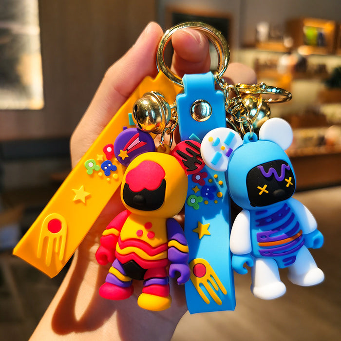 Wholesale Cartoon Doll 3D Rubber Keychain JDC-KC-Tingm058