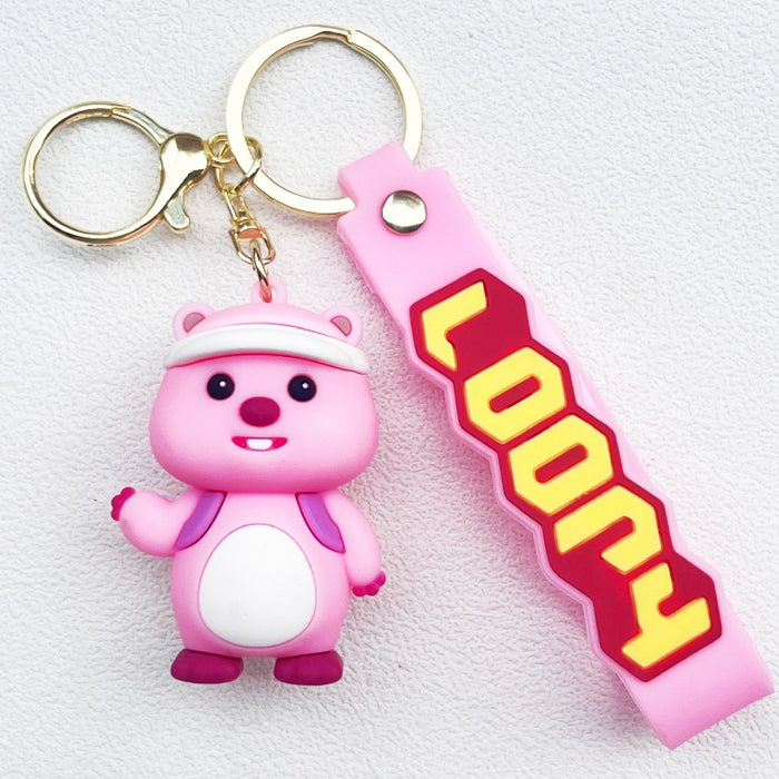 Wholesale PVC Cartoon Doll Keychain JDC-KC-WuYi281