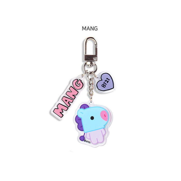 Wholesale Acrylic cute cartoon couple keychains