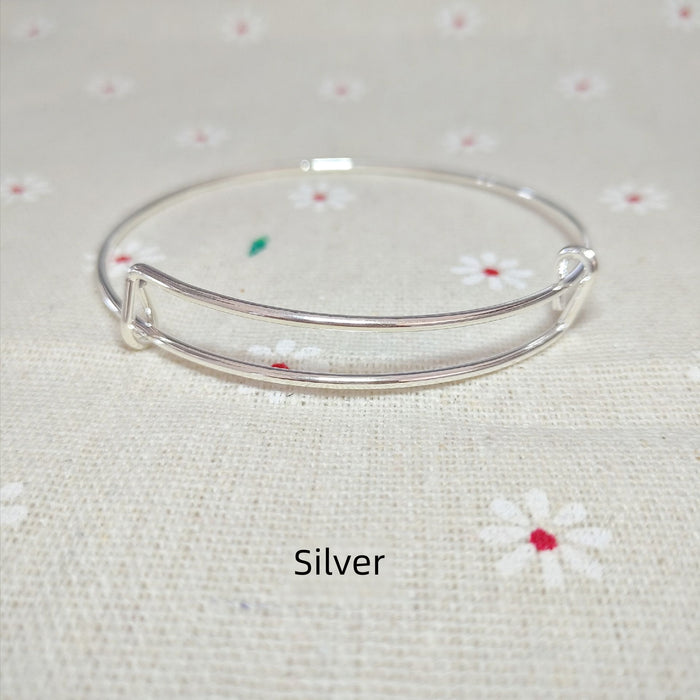 Wholesale Push pull Bracelet DIY Adjustable Bracelet Steel Wire Gold Plated Popular Jewelry Wholesale