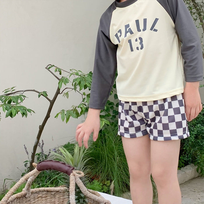 Wholesale Split sun protection quick drying swimming clothes, beach training swimsuits