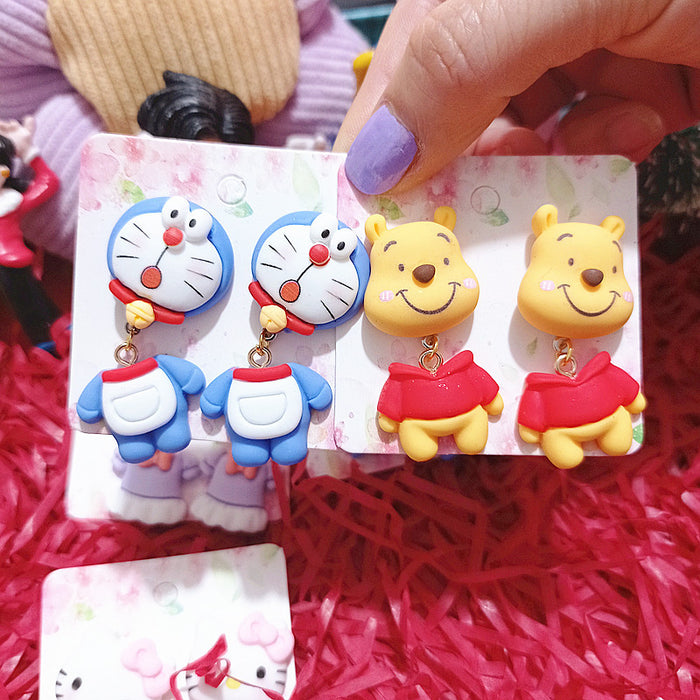 Wholesale Cartoon Resin Earrings JDC-ES-Xingj036