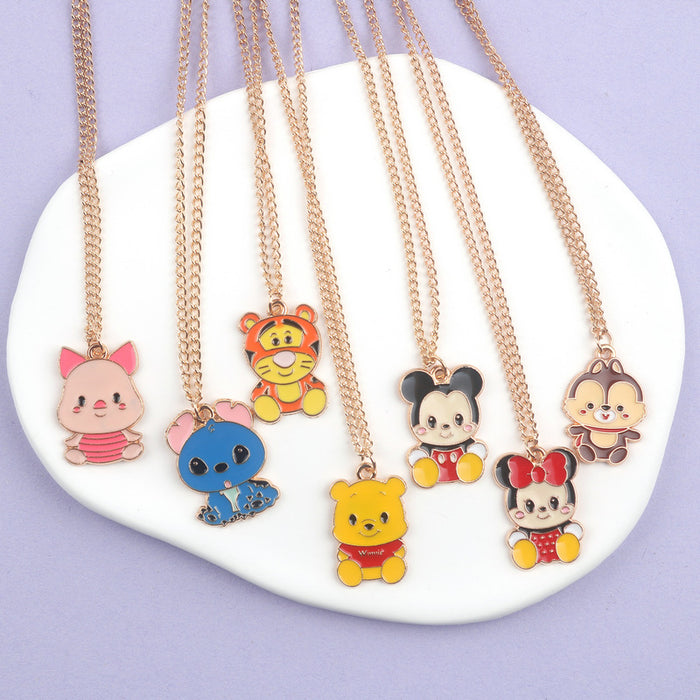 Wholesale Halloween Cartoon Alloy Pendant Necklace JDC-NE-FuYu010