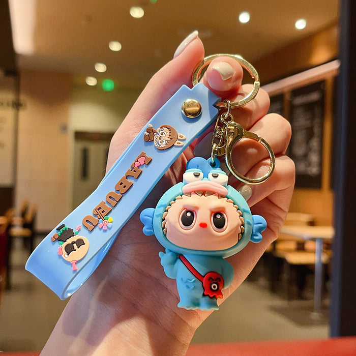 Wholesale Cartoon Keychain  Strawberry Bear Car Keychain