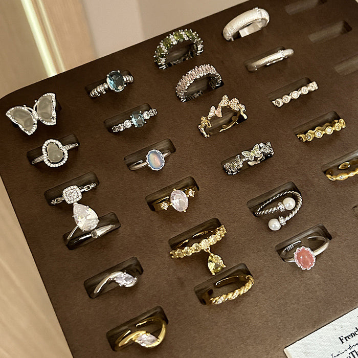 Wholesale Flash diamond zircon ring