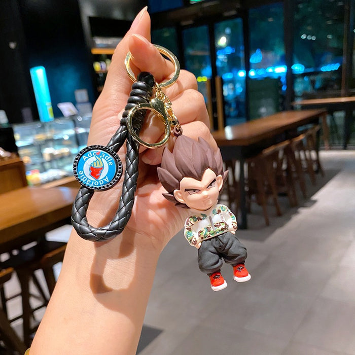 Wholesale Anime PVC Keychain Cute Figure Bag Charm And Car Key Accessory Decorative Gift