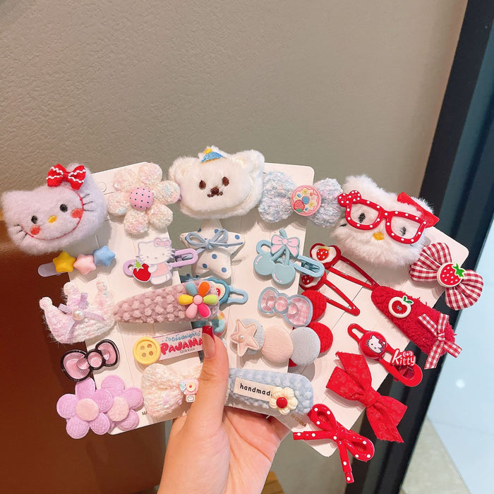 Wholesale Red bow hair tie hair clip