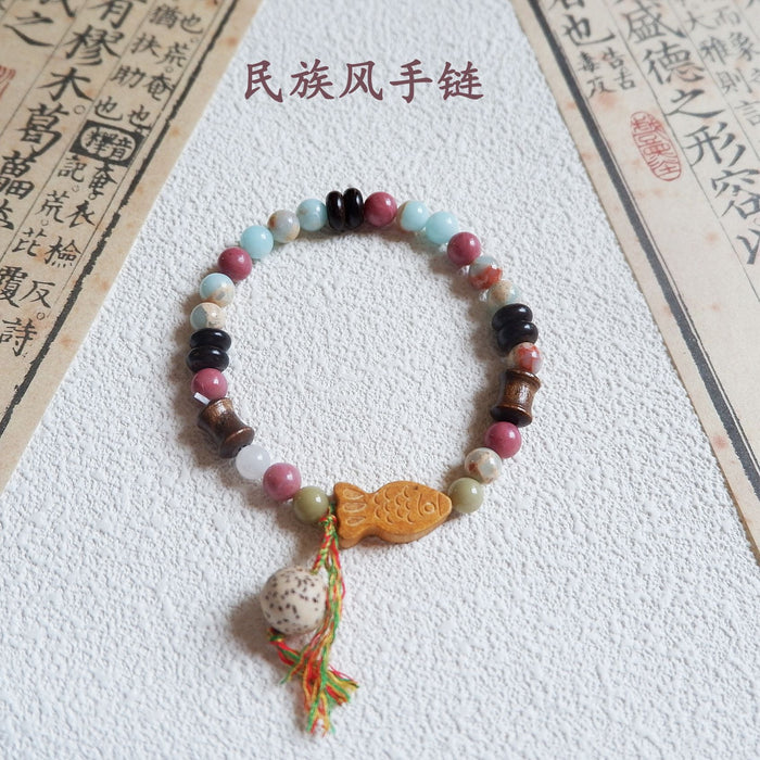 Wholesale Bracelet, tassel, single circle bracelet, attract wealth and fortune, transport jewelry, bead wholesale