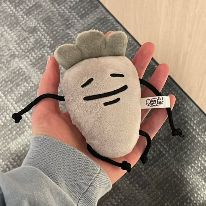 Wholesale Plush Carrot Pendant Worker Bag Pendant Funny Radish Doll Doll Key Chain