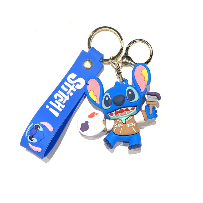 Wholesale key chain pendant cartoon doll key chain video game city small gift