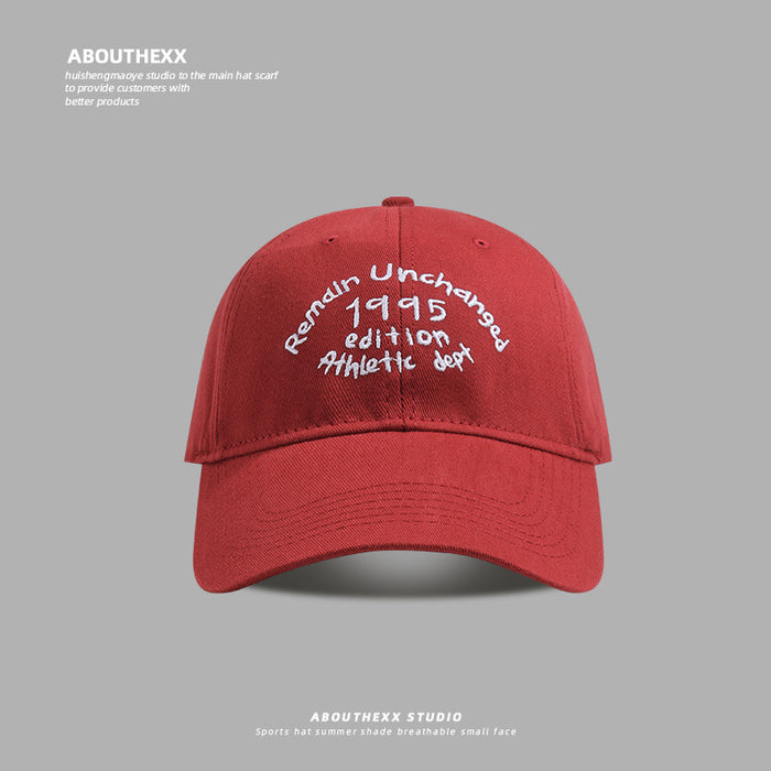 Wholesale Hat casual letter embroidered baseball cap versatile duckbill cap men's sun hat