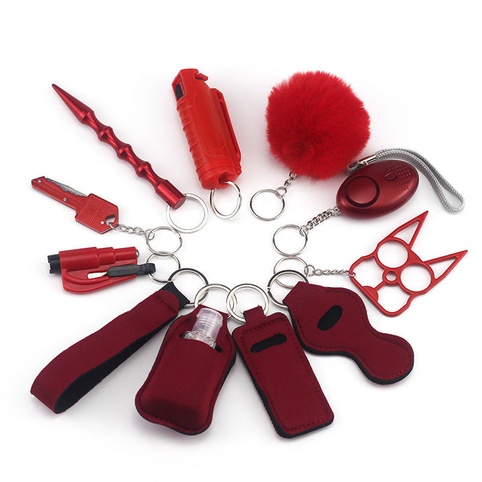 Wholesale Metal Multi-function Keychain DIY 12-piece Set JDC-KC-TouMS031