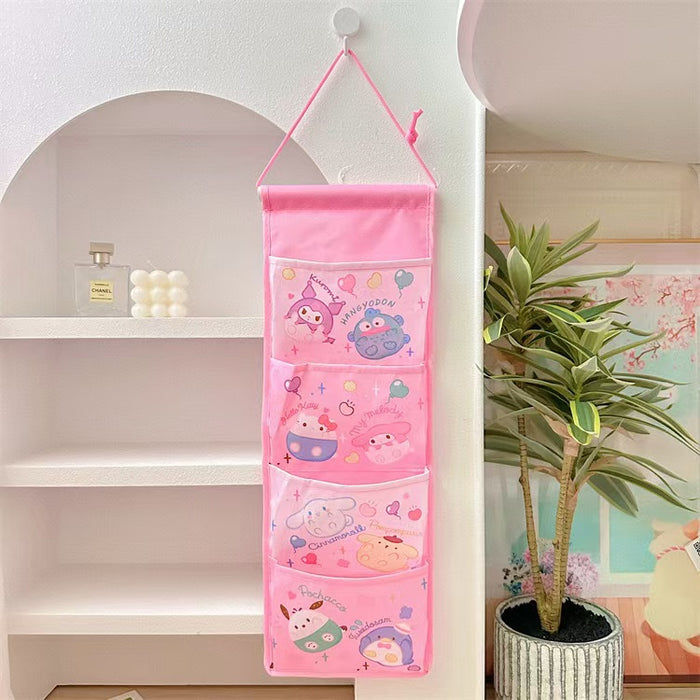 Wholesale Cute Wall Multi Grid Storage Bag, Rear Door Storage Bag, Miscellaneous Storage Bag