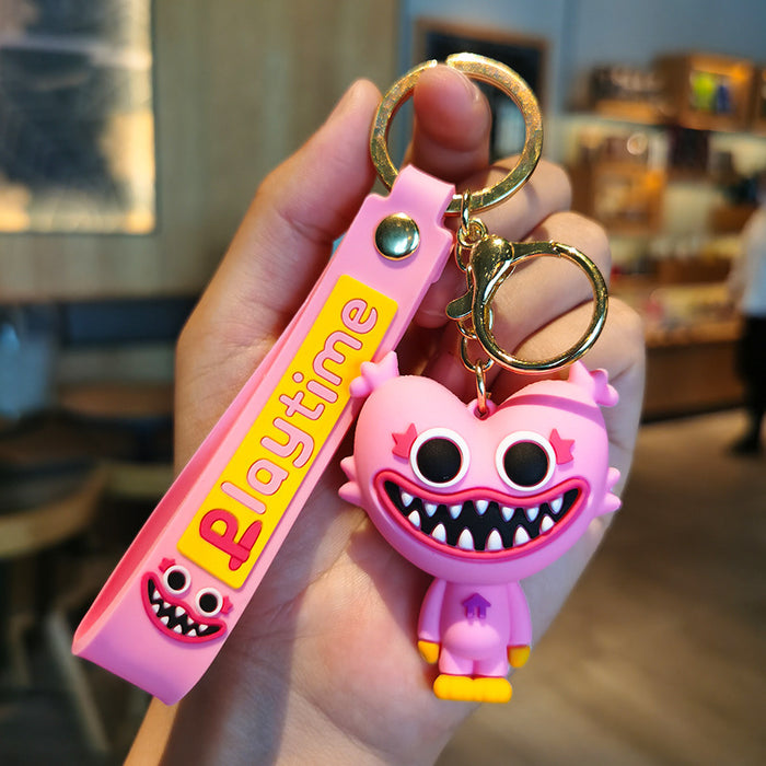 Wholesale Rubber Cartoon Doll Keychain JDC-KC-Tingm197