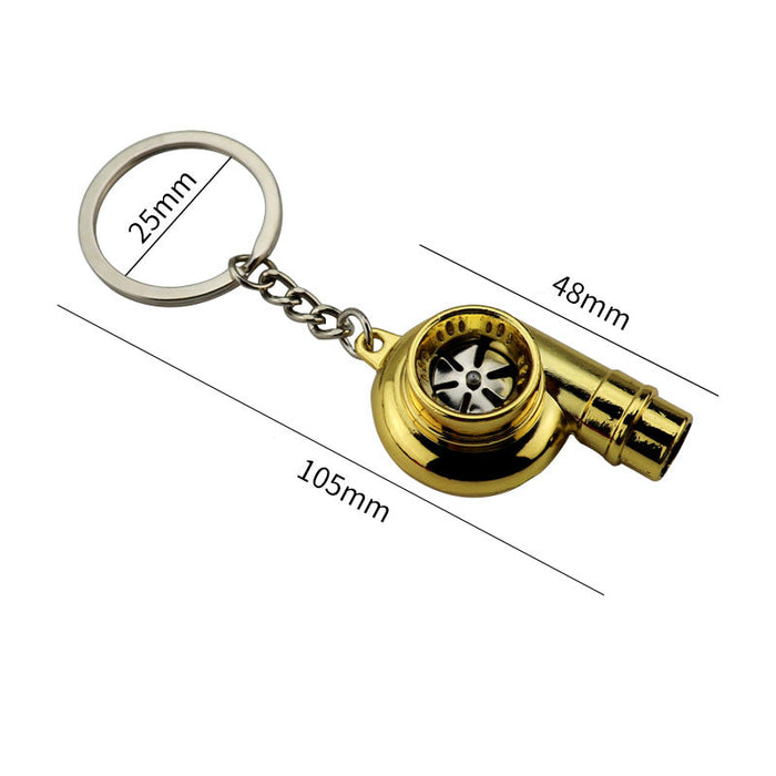 Wholesale Mini Metal Turbo Keychain
