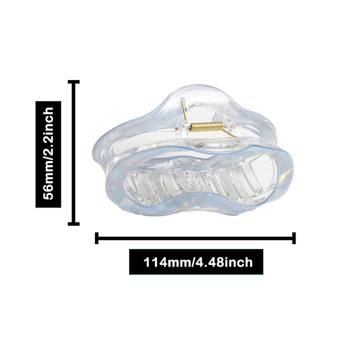 Wholesale New style clip with large hollowed out cloud pattern, high-end hair clip, light luxury style wholesale