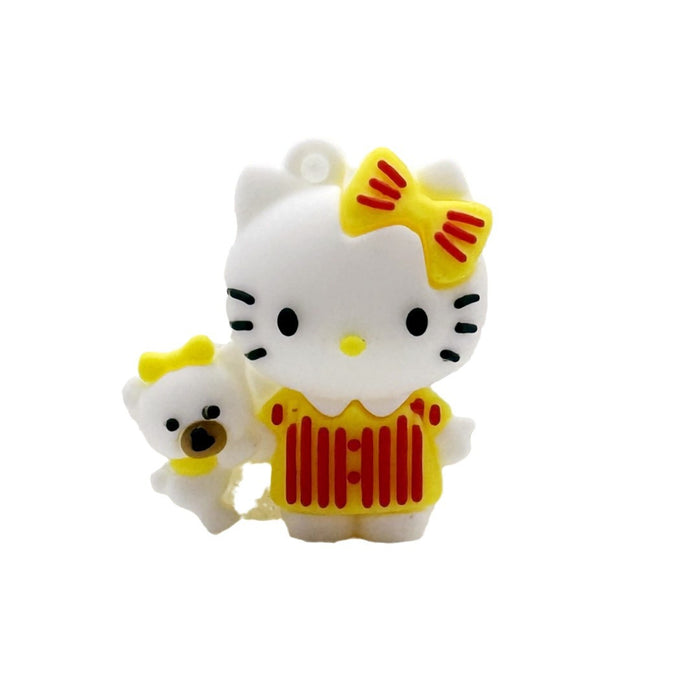 Wholesale Cartoon keychain ring, car keychain, silicone PVC soft rubber