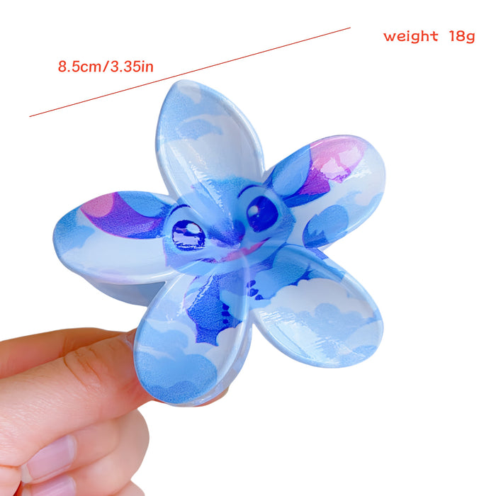 Wholesale Cute cartoon plastic egg flower shaped hair clips