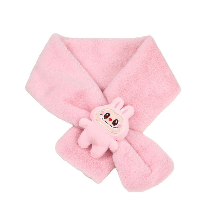 Wholesale Cute cartoon plush warm neck warmer for children