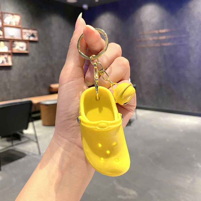 Wholesale Cute Mini Hole Shoes Keychain Pendant Toy Small Shoes Backpack Accessories