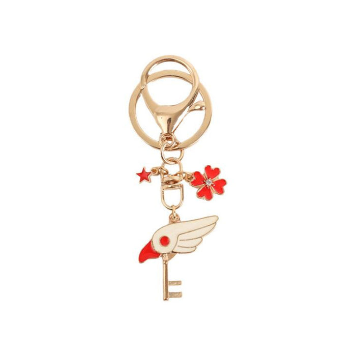 Wholesale Keychain Love Star Wings Pendant Gift