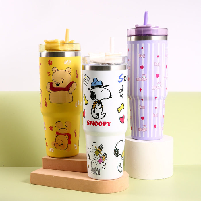 Wholesale Cartoon Pattern Stainless Steel Tumbler Vacuum Insulated Coffee Cup JDC-CUP-Dongnuan003