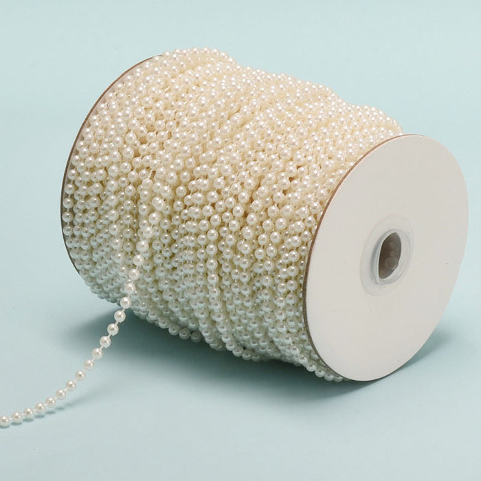 Wholesale White round beads handmade jewelry accessories headdress hair accessories material