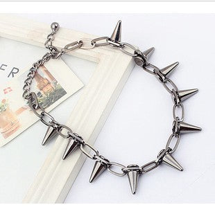 Wholesale  jewelry retro necklace exaggerated punk necklace necklace clavicle chain women