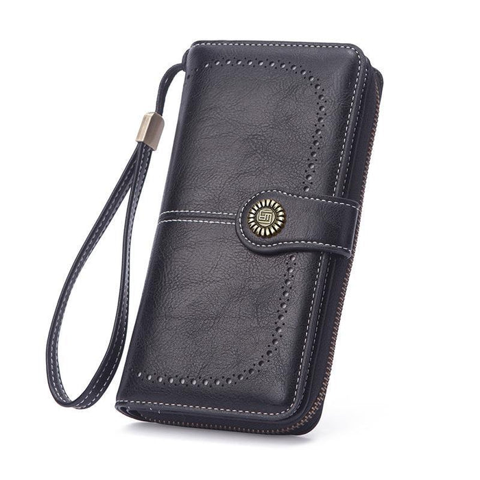 Wholesale Wax Leather Vintage Wallet