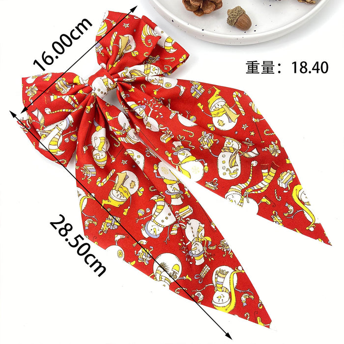 Wholesale Christmas bow ribbon headband Hair Clips