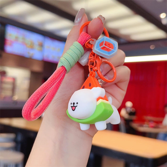 Wholesale Cute lines puppy key chain