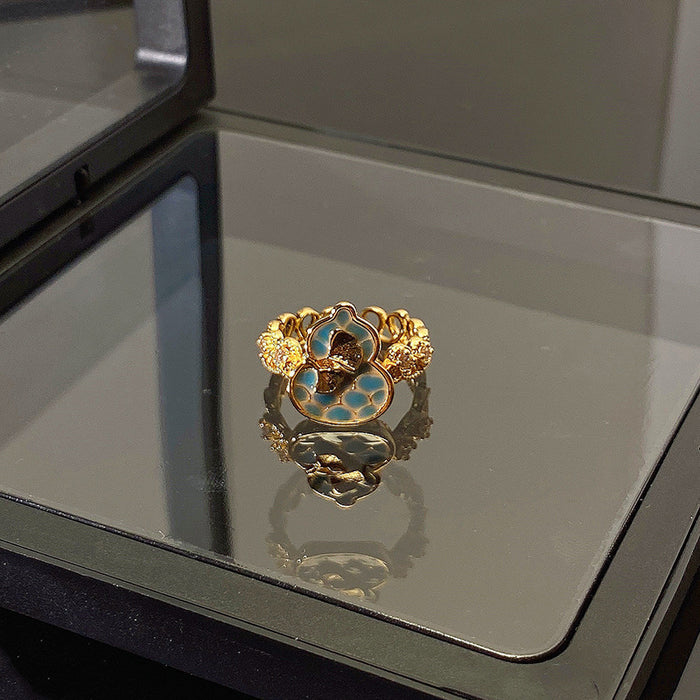 Wholesale Unique and niche Western style gourd with versatile design ring