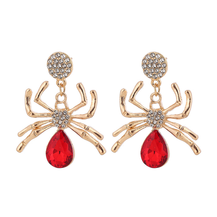 Wholesale -themed full rhinestone earrings