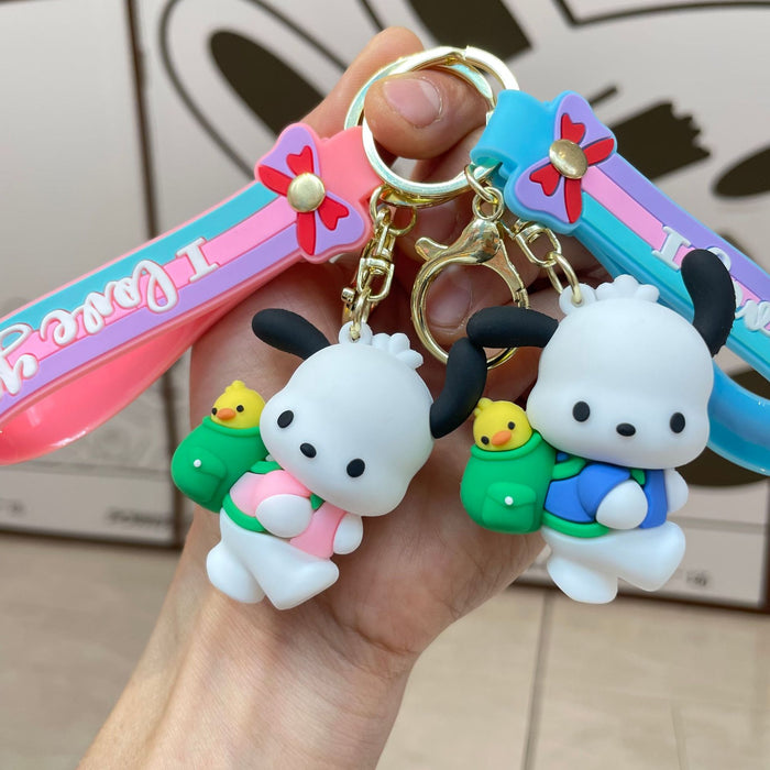 Wholesale Backpack keychain, cute doll, claw machine, small accessories, car accessories wholesale