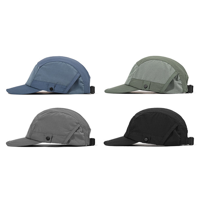 Wholesale Quick drying duckbill cap workwear splicing outdoor baseball cap hiking cap
