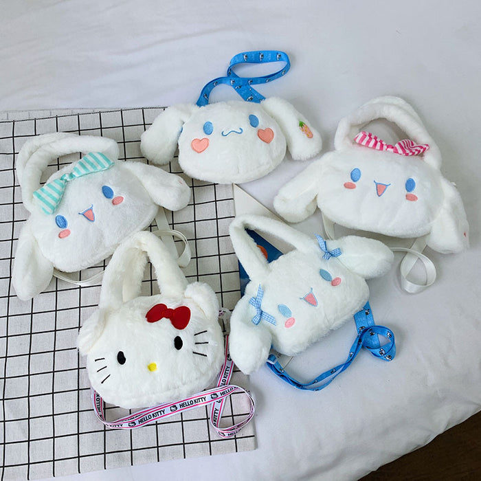 Wholesale Plush bag, cute girl handbag, crossbody bag