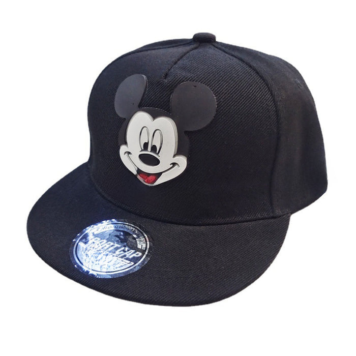 Wholesale Children's cartoon adhesive baseball cap, breathable mesh cap, cute children's sun protection and sunshade hat