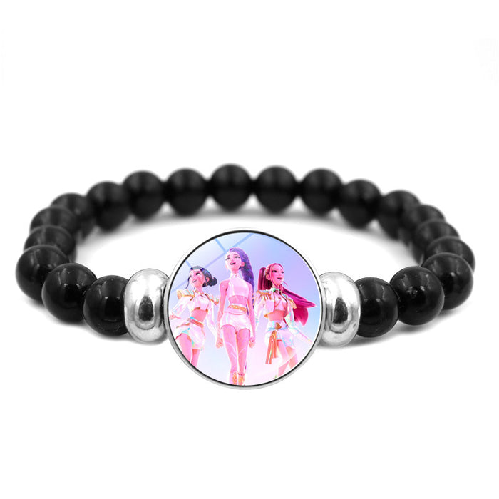 Wholesale K-POP Bracelet Girl Gift Accessory Colorful Beaded Bracelet