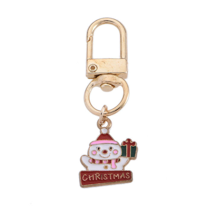 Wholesale Christmas Keychain, Cute Cartos Tree Key Pendants, New Year Gifts, Bag Accessories