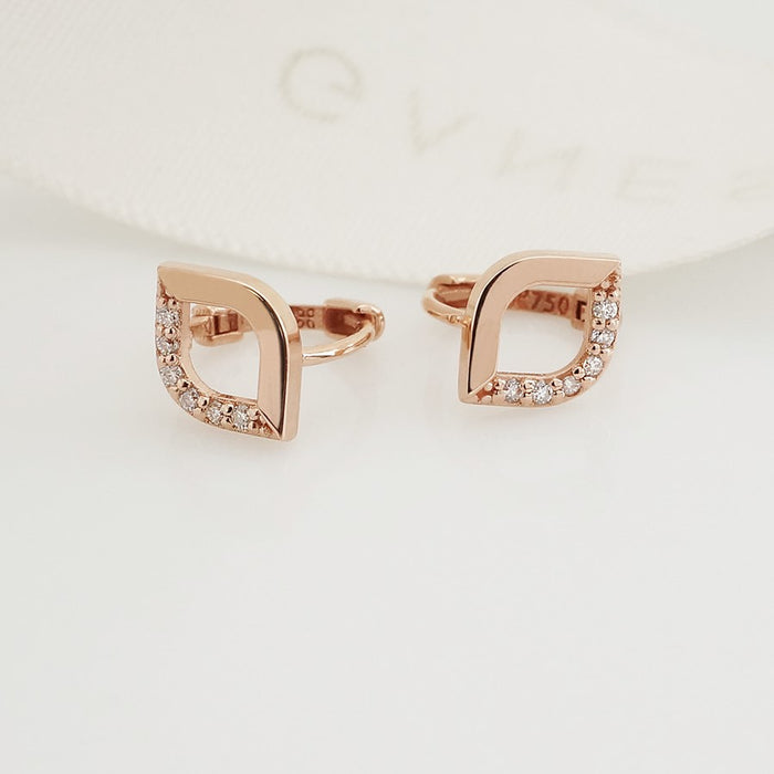 Wholesale New Rose Gold Simple, Fashionable, High End, Unique and Versatile Earrings, Earrings and Accessories