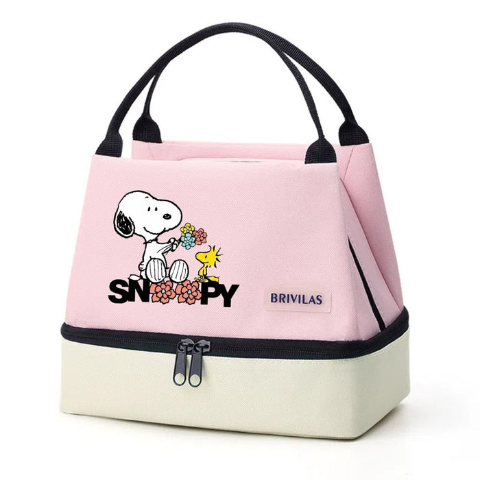 Wholesale Cartoon Cute Print Double-Layer Insulated Bag  Handbags