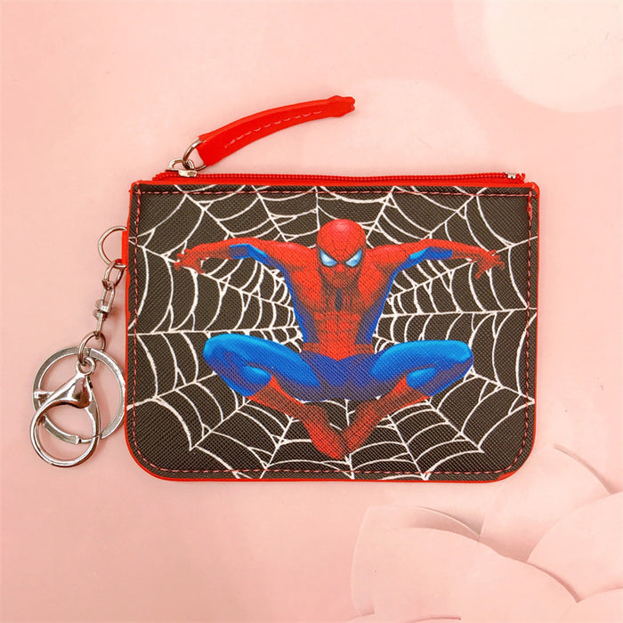 Wholesale PU Cartoon Printing with Key Ring Coin Card Holder JDC-WT-YaLL014