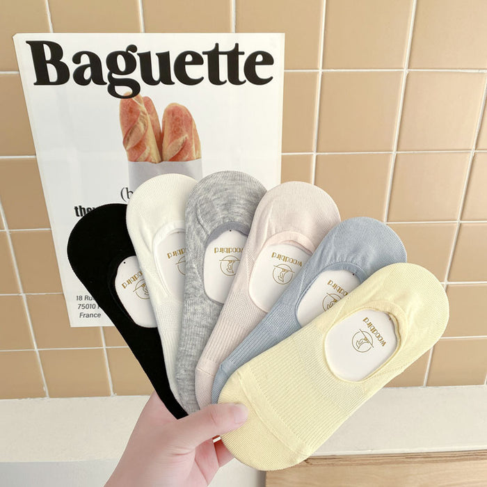 Wholesale Thin socks, boat socks, versatile, anti slip, shallow mouth, invisible socks, cotton