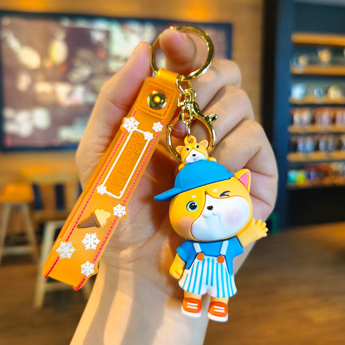 Wholesale Cartoon Doll 3D Rubber Keychain JDC-KC-Tingm070