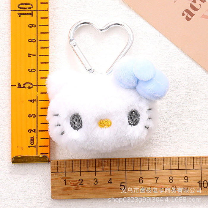 Wholesale Cute plush keychain bag charm made of PP cotton