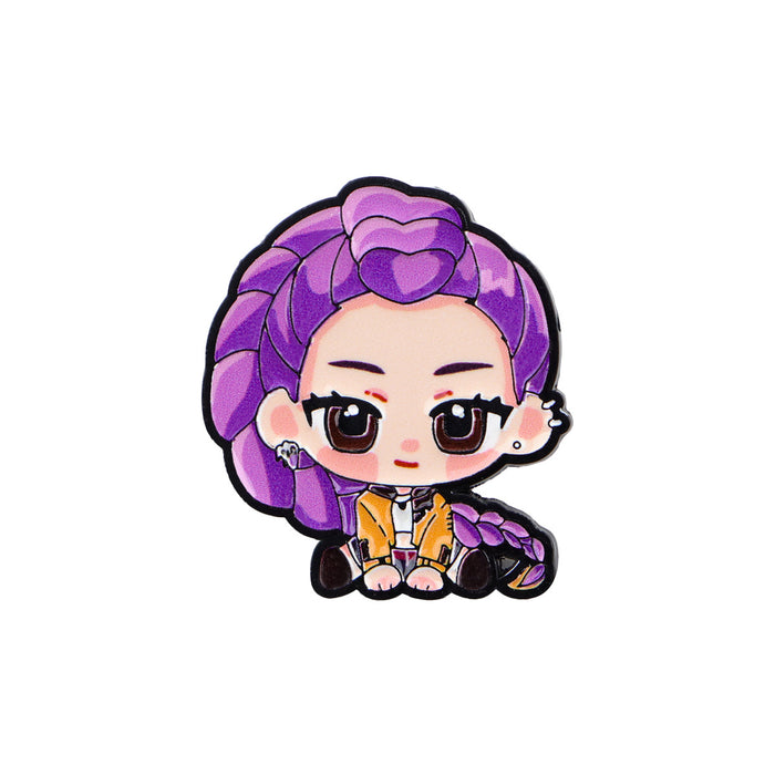 Wholesale Kpop Anime Character Brooch Badge Clothing Backpack Decoration Alloy