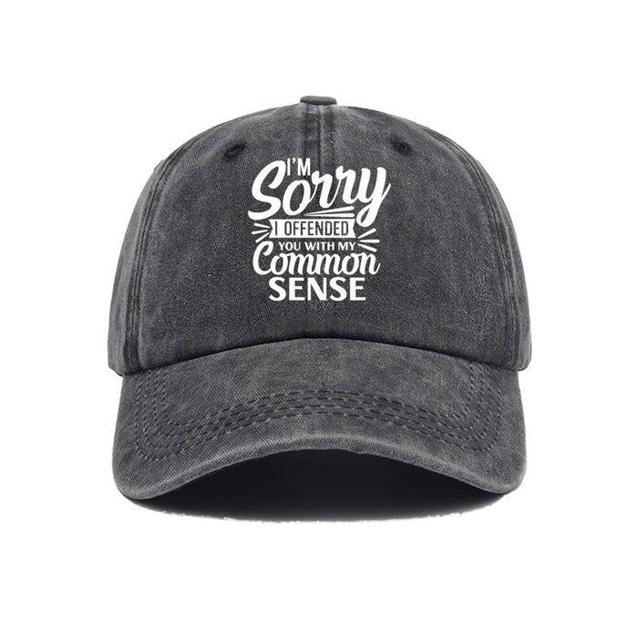 Wholesale New letter baseball cap with personalized curved roof and dome sunshade hat