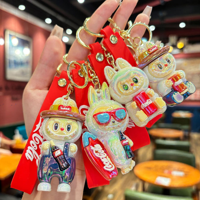 Wholesale Keychain doll little sheep keychain accessories student doll pendant