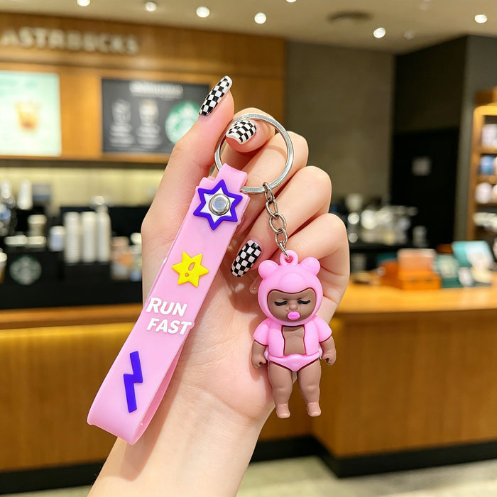 Wholesale 2pcs Cartoon Cute Doll Keychain Accessories Pendant
